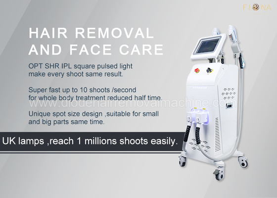 ऑप्ट एसएचआर लेजर मशीन, गति त्वचा कायाकल्प दर्द रहित बाल निकालना मशीन